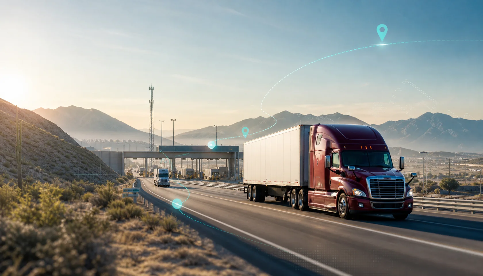 Visibility for Mexico and U.S. trucking corridors
