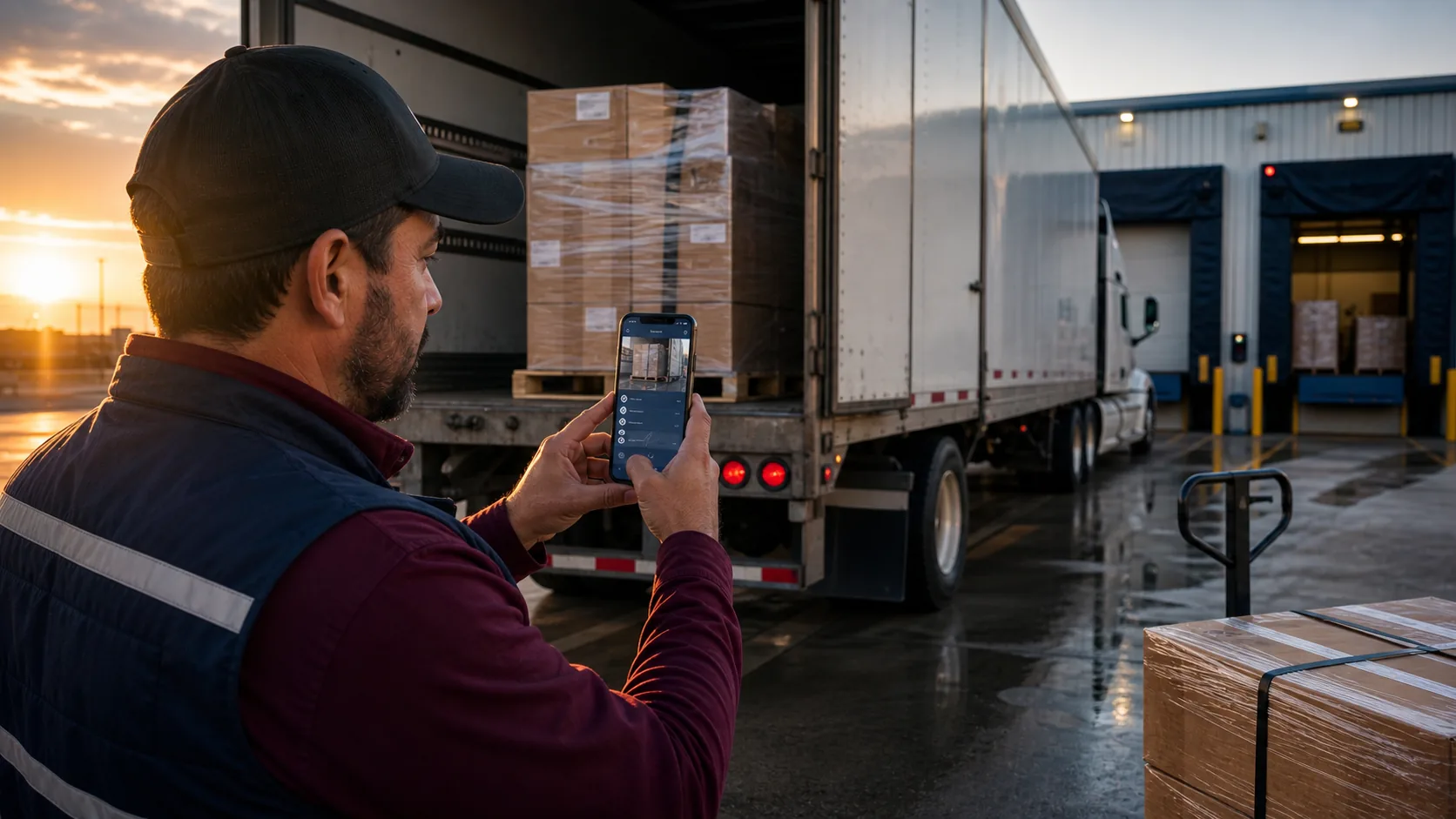 Delivery evidence connected to the trip record